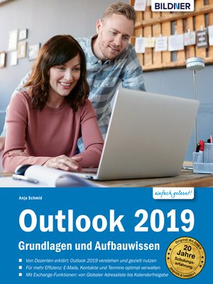 cover image of Outlook 2019 Grundlagen und Aufbauwissen